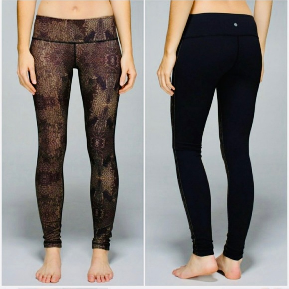 Lululemon Golden Goddess Wunder Under Crop - Sz 6 - Picture 6 of 7